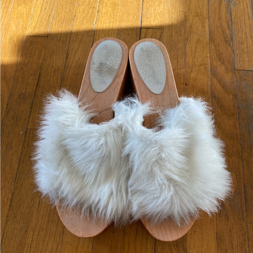 Free People Wooden Clog Mule